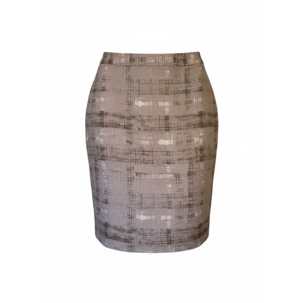 LOFT 100% Linen Straight Mini Skirt